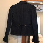 Betsey Johnson  dark denim blazer 4 Dark Academia Jacket fall layering Photo 6