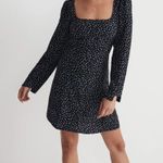 Madewell Seamed Long Sleeve Ditsy Floral Mini Dress Women’s 6 Easter Photo 0