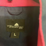 The Weather Co. woman’s golf rain Jacket size large Blue Photo 7