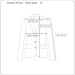 Brandon Thomas Womens Skirt Set Size 14 Linen Ramie Patchwork Coastal Career Tan Photo 13