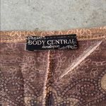 Body Central Vtg Y2K Bohemian Boho Cropped Sheer Metallic Shirt Size Lg Photo 2