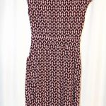 Boden Florrie Cotton Jersey Dress Formica Pink Floral Tile Print Size 6 Photo 2