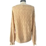 Willow & Clay  Mohair Pointelle Cream Sweater Lrg Coquette Soft Girl Cottagecore Photo 1