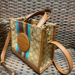 Dempsey Tote 22 In Signature Jacquard With Stripe And Coach Patch C5637 Photo 1
