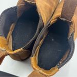 Old West  Ankle Boots Brown Leather Size 8.5 Round Toe Photo 8