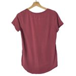 Lululemon  Love Tee V Chianti Pink V-Neck Short Sleeve Athletic Top 6 Photo 3