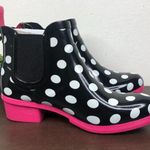 Kate Spade NEW  Trudy Polka Dot Rubber Ankle Rain Boots Women's Size 6M Photo 0