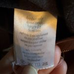 Danielle Bernstein ‎ WeWoreWhat Croc Ankle Flare Brown FauxLeather Pant Size27/4 Photo 11