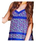 Abercrombie & Fitch Y2K Vintage Ditsy Floral Lace Trim Adjustable Sundress S Photo 0