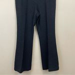 Milly NWT  Black Bouclé Flared Cropped‎ Ankle Dress Pants Size 8 Photo 6