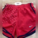 Nike Dri Fit Tempo Women’s Sz‎ XS Red/Navy Star Print Running Shorts Red Photo 6