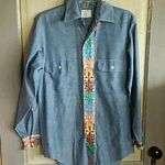 JC Penny Vintage Big Mac  Shambray Shirt Embroidery Photo 0