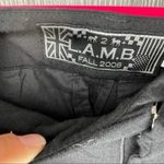 L.A.M.B. 2008 black pants / slacks straight leg dark wash size 2 Photo 3