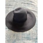 David & Young Dark Charcoal Gray Felt Wool Wide Brim Floppy Hat w Bow Gray Photo 1