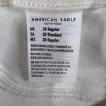 American Eagle  Plus 20 Curvy Hi Rise Jegging White Stretch Jeans Womens Denim Photo 8