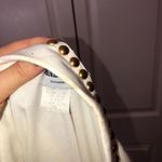 Vintage Bonnie Blair Women's Beige and White Western Bedazzled Shirt Size 1X Photo 6