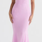 House Of CB LOREN Pink Maxi Dress New with Ribbon Tag W1897 Sz XS Photo 0
