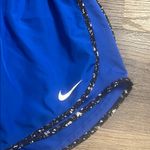 Nike  Women's Royal Blue Lined Athletic Running Drawstring Waist Shorts Large Photo 1