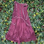 POL  Purple Lace Trim Boho Sleevless Tank Size Small Photo 3
