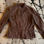 ⚠️SOLD⚠️Brown denim jacket Brown Size M Photo 0