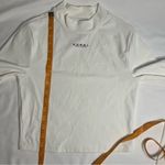 Koral Womens size S White Luca Blackout Long Sleeve Crop Top Gym Athletic Photo 6