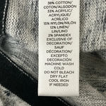 Lou & grey Lou & Gray Gray Black Marled Open Front Cardigan Sweater | Cotton | Pockets | Photo 6