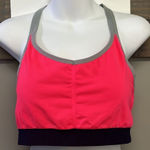 Athleta  Bright Coral & Navy Padded Pullover Adjustable Razorback Sports Bra- XL Photo 0
