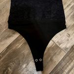 EXPRESS  Elegant Black Lace Bodysuit Photo 1