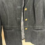 Ruff Hewn Vtg  black genuine leather coat jacket size XL 90s festival fall Photo 3