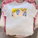 sailor moon oversized white tshirt Photo 0
