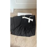 Moon River  Smocked Midi Dress Contrast Size S NEW Photo 3