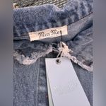 Miss Me  Distressed Plaid Denim American Flag Patchwork Cropped Jacket NWT Size S Photo 10