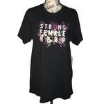 BREAST CANCER AWARENESS STRONG FEMALE HERO DARK GRAY SIZE XL Photo 4