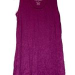 Pleats Collection Magenta Sleeveless Top Small Photo 0