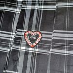 No Boundaries  Plaid Black With Patch School Girl Goth 90's Skirt Photo 3
