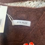 Aya Muse Ember Cashmere crossbody bag‎ Chocolate brown, nwt Brown Photo 6