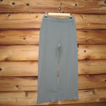 Green Soft Touch Wide Leg Pants Green Size M Photo 4
