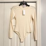 NWT Cream Bodysuit White Size XS Photo 0