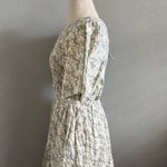 Dear Georgie Elizabeth Dress in Leaves Size‎ Small NWT 100% Cotton Gray Photo 4