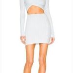 superdown Alora Wrap Mini Dress in Baby Blue Medium Photo 0