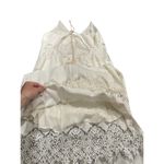 Astr the Label White Bridal Bachelorette Lace Maxi with Slits Adjustable Strap S Photo 8