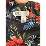 Daniel Rainn DR2 Black Floral Hawaiian Faux Wrap Skort Women's Size Large NEW Photo 4