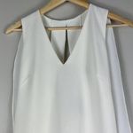 Vince Camuto NWT Sleeveless Crepe V Neck Dress with Overlap Back Photo 2