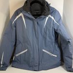 BELOW ZERO Thinsulate LAYERED Removable Lining Winter Woman’s Jacket HOODED Lg Blue Photo 0