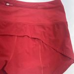 Lululemon Red Speed Up Hi Rise Athleisure Gym Athletic 4" Running Shorts Size 2 Photo 7