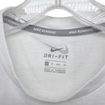 Nike Running Women's Floral Logo Dri-fit White Tank Top Photo 3