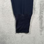 Sympli Crop Pant Minimalist Lagenlook Slinky Stretch Travel Quiet Luxury Comfort Blue Size 14 Photo 6