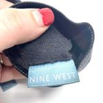 Nine West 00s Vintage Black Silver Leather Adjustable Gloves Photo 4