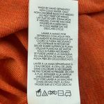 CAbi  orange and gray buttery soft hangout tee with high-low hemline size small Photo 9