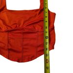 Live in the Moment  Orange Crop Top Women Size Small | 60-15 Photo 5